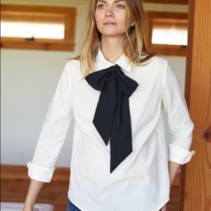 Emerson Fry Ribbons Blouse - Black/Ecru